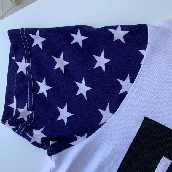 PINK American Flag T-Shirt with Frocket - Picture 4 of 5